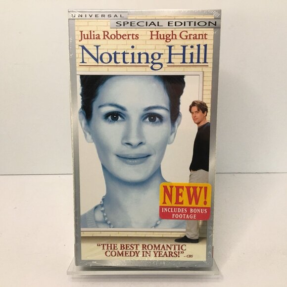 Notting Hill VHS Sealed 2000 Special Edition Universal Julia Roberts Hugh Grant - Picture 2 of 8